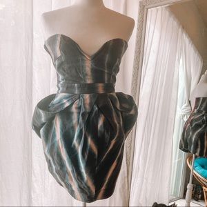 One Teaspoon Strapless Bubble Dress